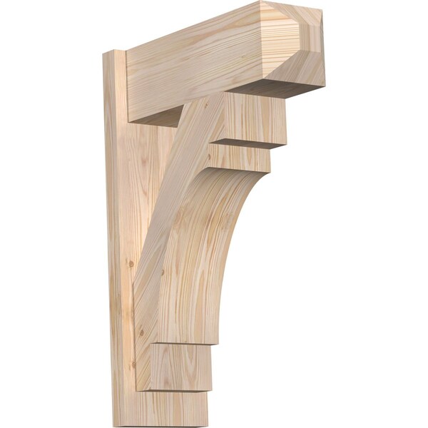 Ekena Millwork Merced Smooth Craftsman Outlooker, Douglas Fir, 7 1/2"W x 20"D x 28"H OUT08X20X28MRC04SDF - main